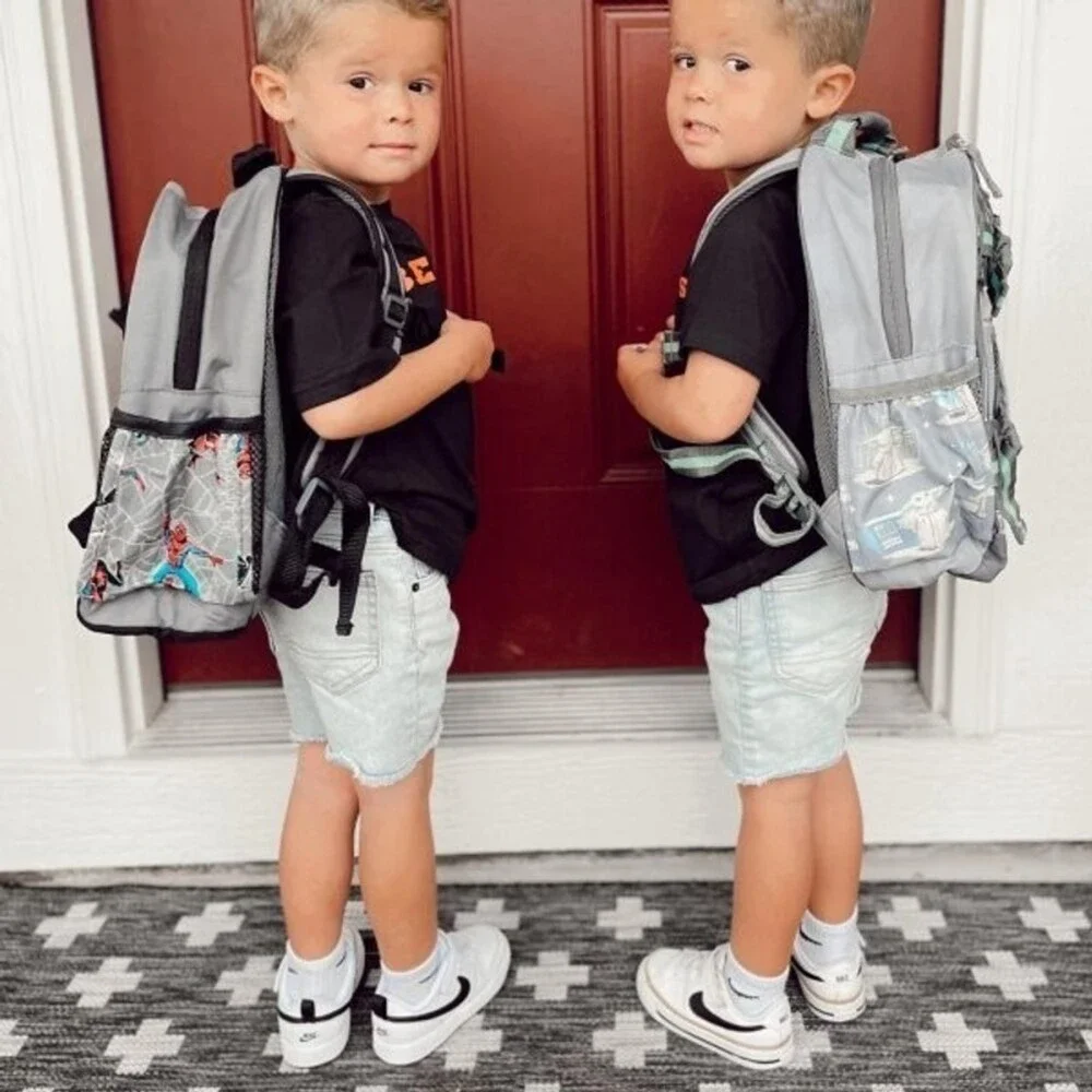 Pottery barn School Kid STAR WARS BACKPACK Mandalorian Solo+Lunch bag 🚀 -